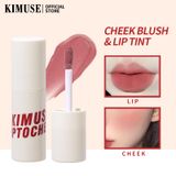  Son Kem Kiêm Má Hồng Lâu Trôi KIMUSE Lip To Cheek Blush & Lip Tint 