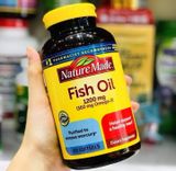  Viên Uống Dầu Cá 200 Viên NATURE MADE Fish Oil 1200mg Mỹ 