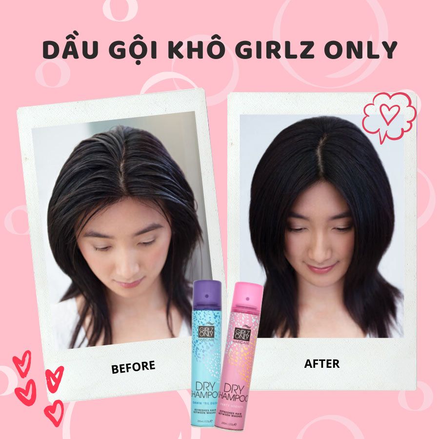  (Minisize 100ml) Dầu Gội Khô GIRLZ ONLY Party Nights Dry Shampoo Travel Size 