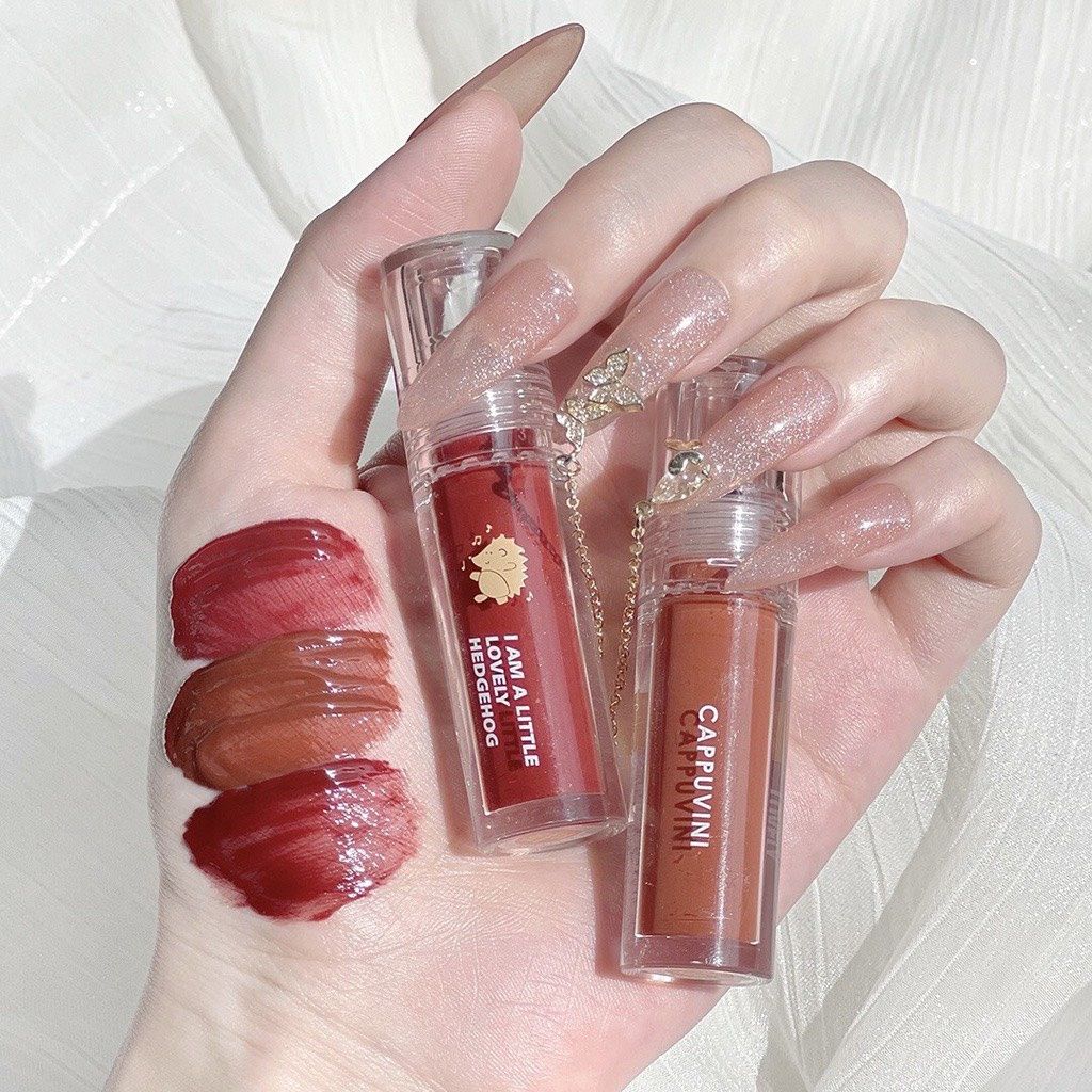  Son Bóng Nhím Con Căng Mướt Môi GOGO TALES Water Light Sweet Ripple Lip Gloss Nội Địa Trung 