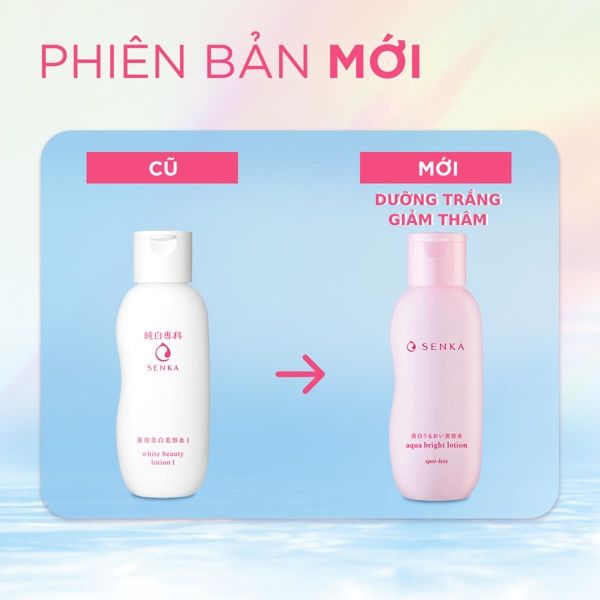  Nước Cân Bằng Dưỡng Sáng Mờ Thâm Sạm SENKA Aqua Bright Lotion - 200ml 