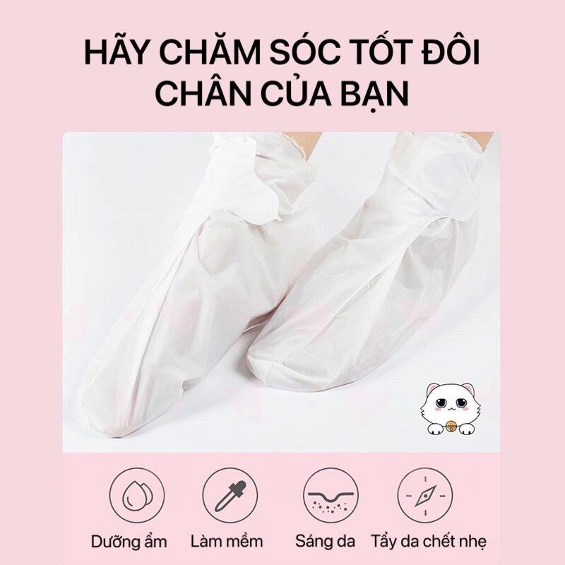  Mặt Nạ Ủ Dưỡng Da Chân/Tay Mèo Tiểu Thư VNO Skin Care Moisturizing Rejuvenating Hand Foot Film Nội Địa Trung 