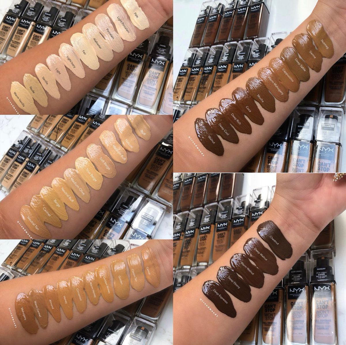 Kem Nền NYX Professional Makeup Can’t Stop Won’t Stop Full Coverage Foundation