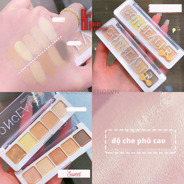  Bảng Che Khuyết Điểm 5 ô WODWOD Concealer Pallete Nội Địa Trung 