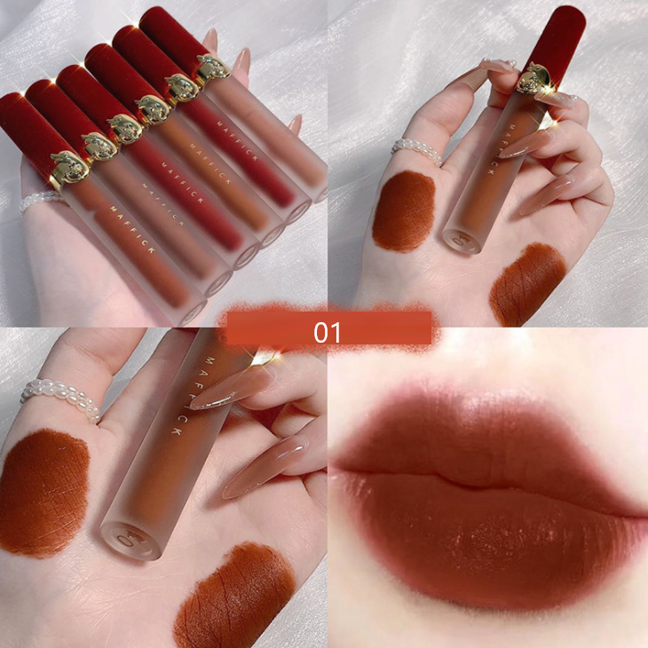  Son Kem Cá Heo MAFFICK Dolphin's Love Velvet Lip Glaze NĐT 