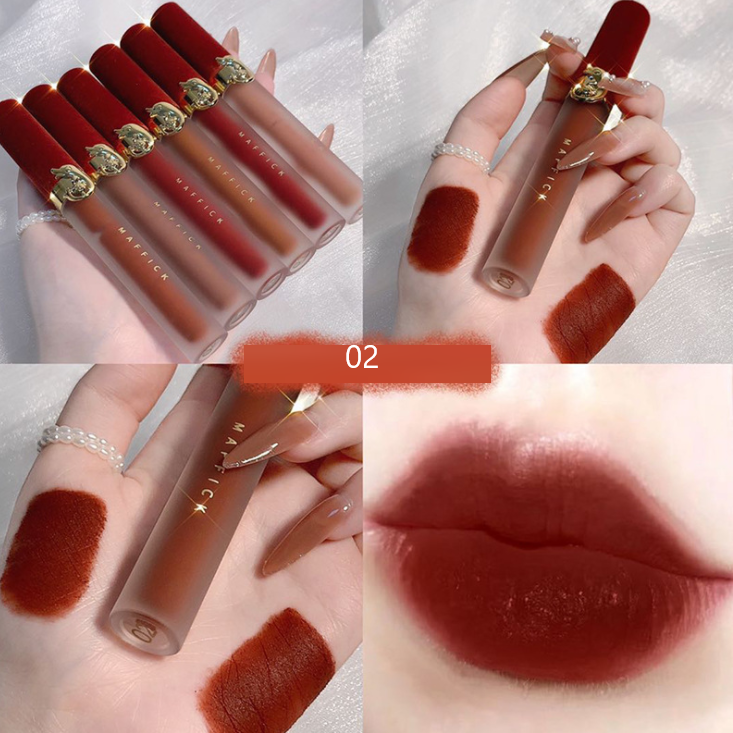  Son Kem Cá Heo MAFFICK Dolphin's Love Velvet Lip Glaze NĐT 