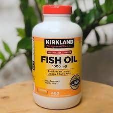  Viên Dầu Cá KIRKLAND Fish Oil 1000mg 400 viên - Mỹ (07/2025) 