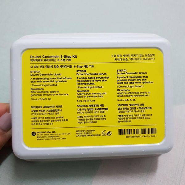 Bộ Kit Dưỡng Da Mini Dr.Jart Ceramidin 3 Step