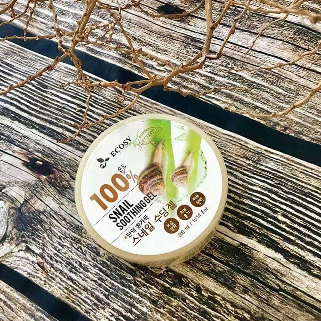 Gel Dưỡng Da Ốc Sên Ecosy 100% Snail Soothing Gel (300ml)