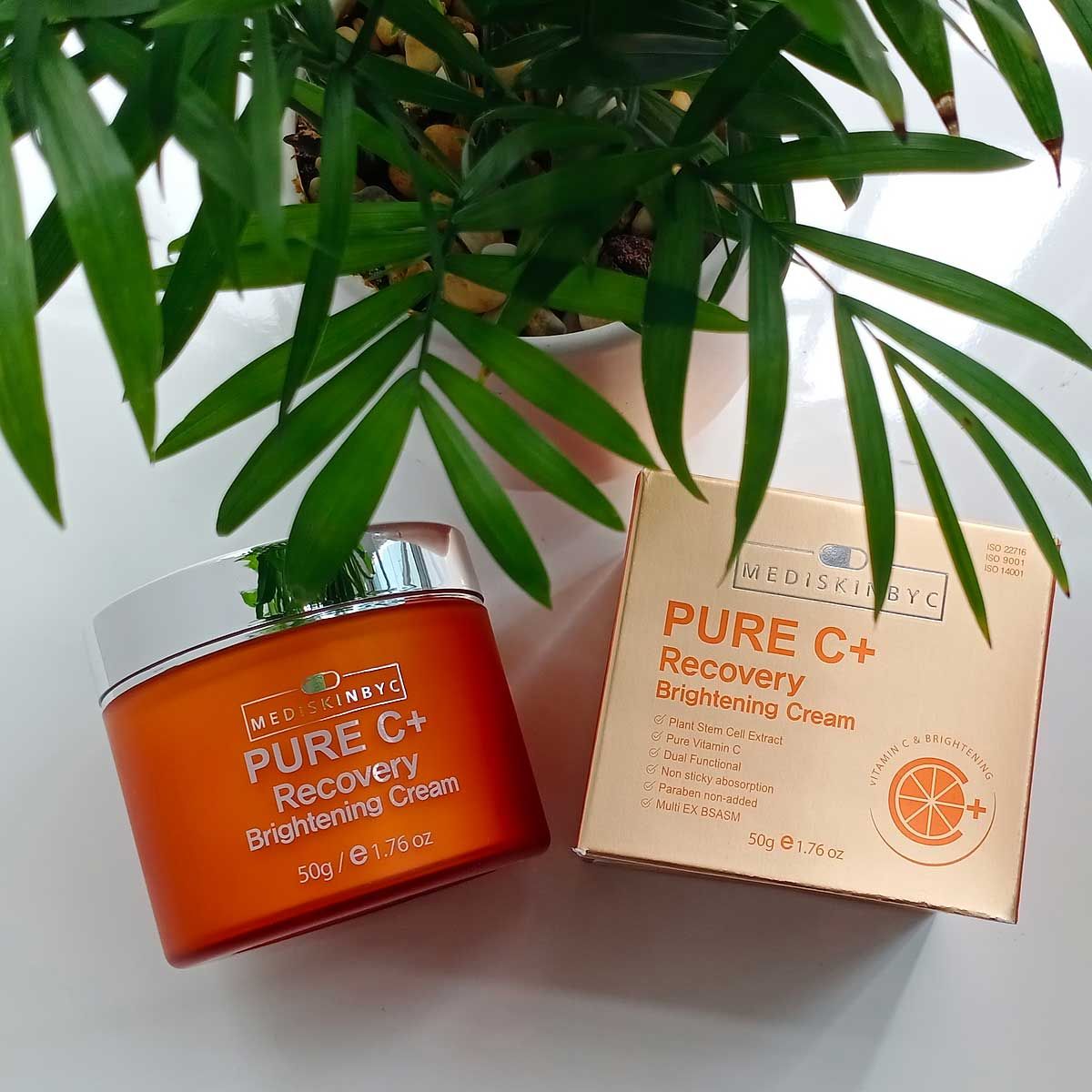 Kem dưỡng trắng da MediskinbyC Pure C+ Recovery Brightening Cream 50g
