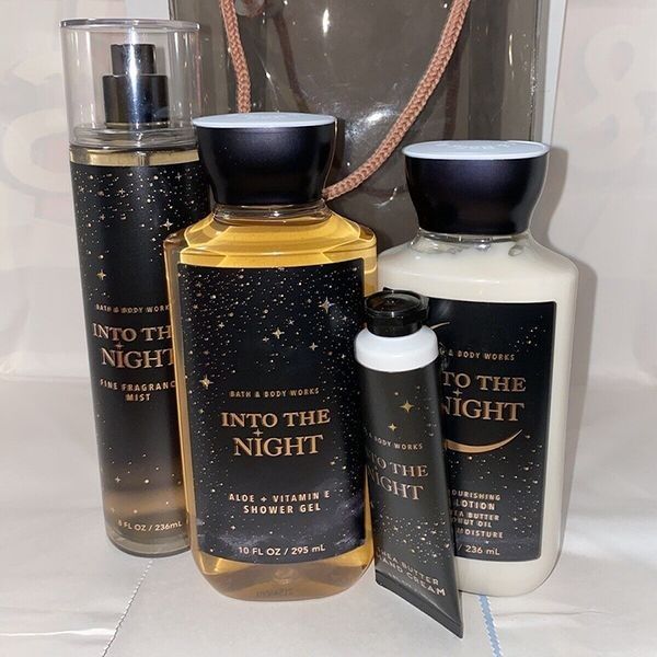  Gift Set 4 Món Full Size BATH BODY & WORKS - Into The Night 