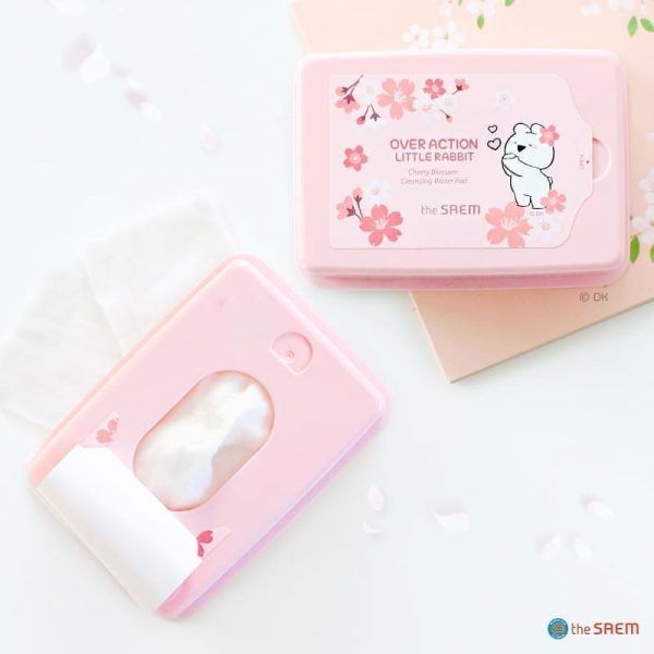 Miếng Tẩy Trang The Saem Healing Tea Garden Cherry Blossom Cleansing Water Pad