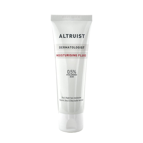  Kem Dưỡng Âm Thấm Nhanh Căng Bóng Da ALTRUIST DERMATOLOGIST Moisturising Fluid 0.5% Hyaluronic Acid - 50ML 