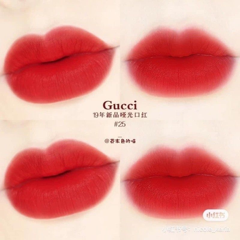  Son Thỏi G★CCI Holiday 2021 Rouge A Levres Mat Lipstick 