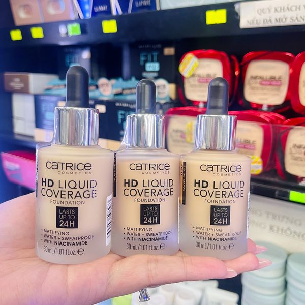  Kem Nền Che Phủ Hoàn Hảo CATRICE HD Liquid Coverage Foundation 