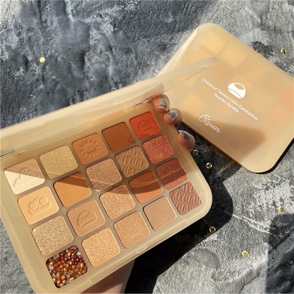 Bảng Phấn Mắt 20 Màu XIYUAN Chestnut Twenty Color Eyeshadow Powder Palette NĐT