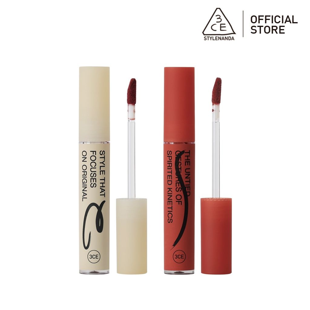 Son Kem Lì 3ce The United Gestures Of Spirited Kinetics Velvet Lip Tint #Definition (Phiên Bản Giới Hạn)