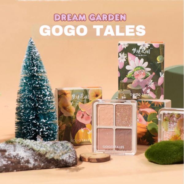  Bảng Phấn Mắt 4 ô GOGO TALES Dream Garden Nội Địa Trung 