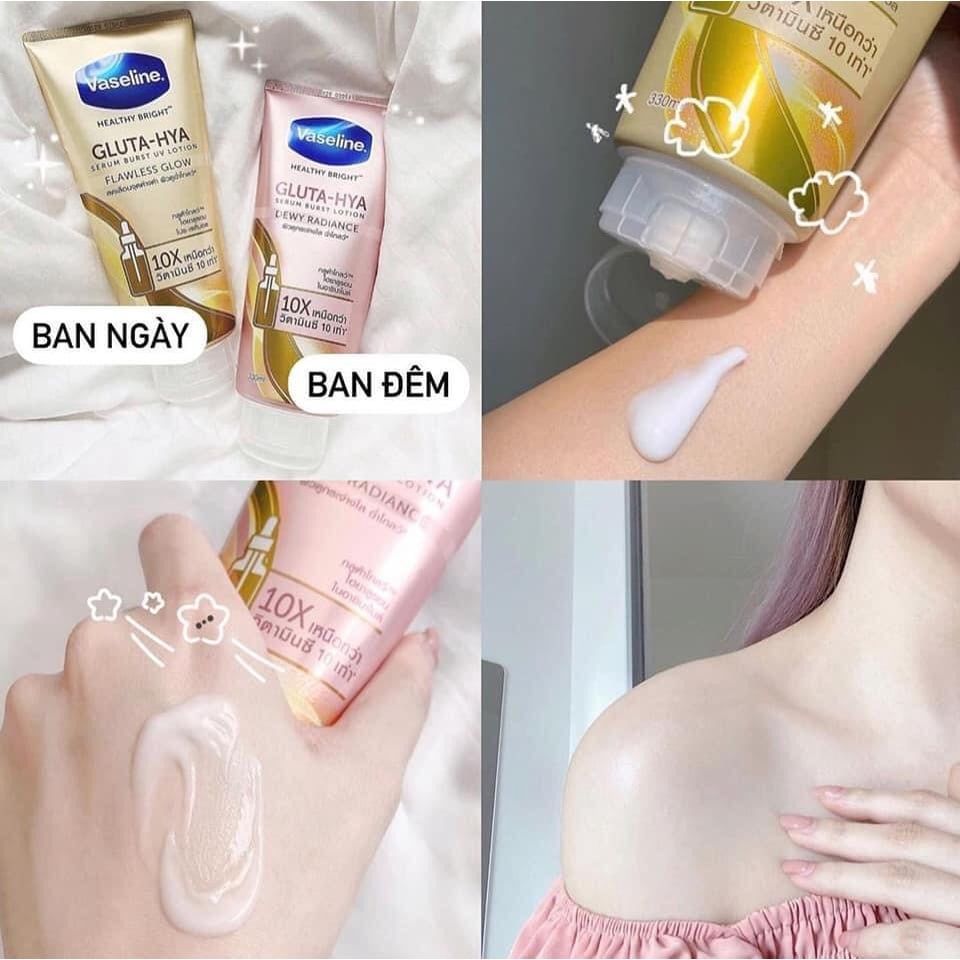  Sữa Dưỡng Thể 10x VASELINE GLUTA HYA SERUM BURST Body Lotion - 300ml 