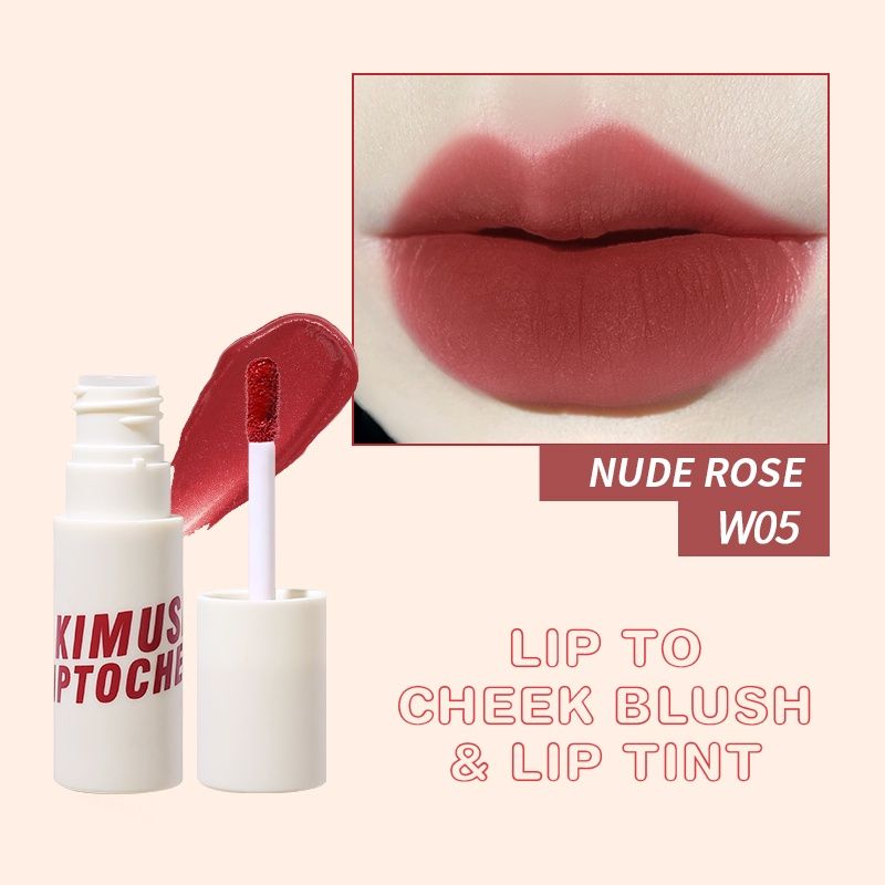  Son Kem Kiêm Má Hồng Lâu Trôi KIMUSE Lip To Cheek Blush & Lip Tint 