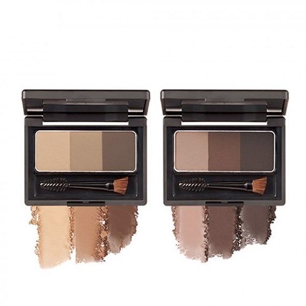  Bột Kẻ Chân Mày 3 Màu THE FACE SHOP FMGT Brow Master Powder Palette 