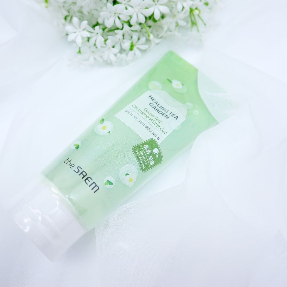 Sửa Rửa Mặt Dạng Gel The Saem Healing Tea Garden Green Tea Cleansing Water Gel 200ml