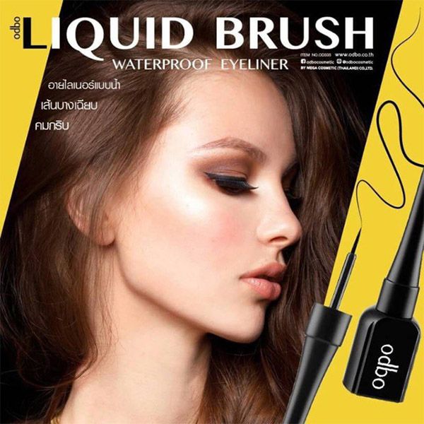 Kẻ mắt nước Eyeliner ODBO Liquid Brush Waterproof Eyeliner OD335