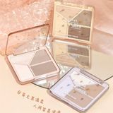  Bảng Tạo Khối Highlight 3 ô GOGO TALES The Sunset Highlight Contouring Palette 