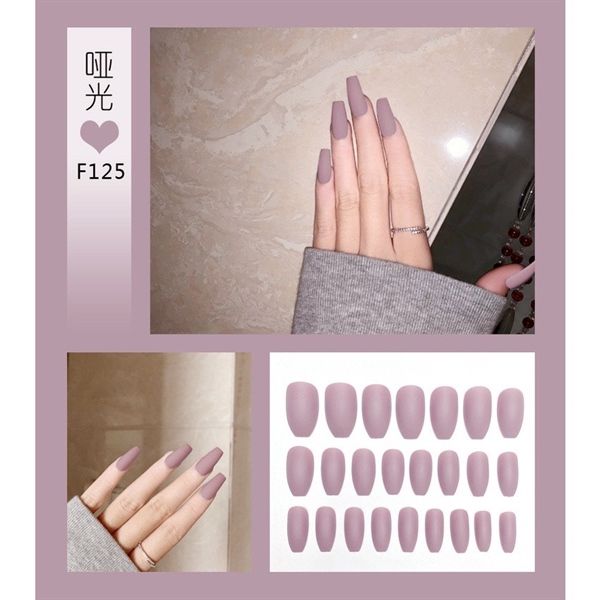 (Update Liên Tục) Set 24 Móng Tay Giả Nails Box Kèm Keo Dán Nội Đia Trung