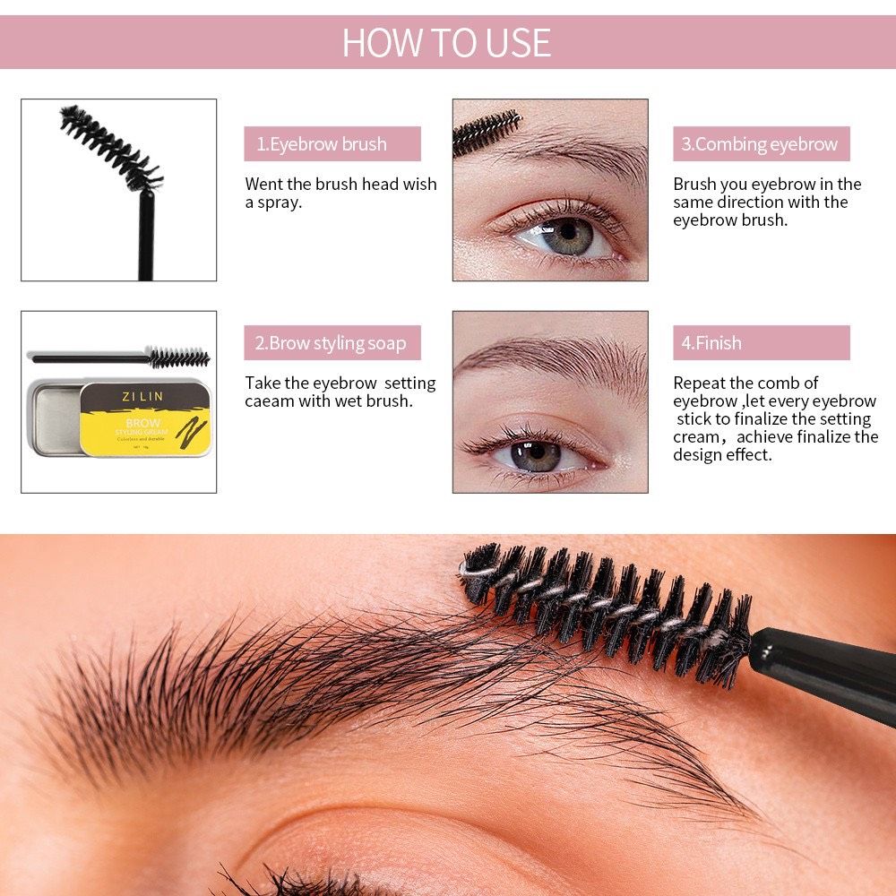 Sáp Định Hình Tạo Kiểu Chân Mày MAANGE Zi Lin Eyebrow Shaping Soap