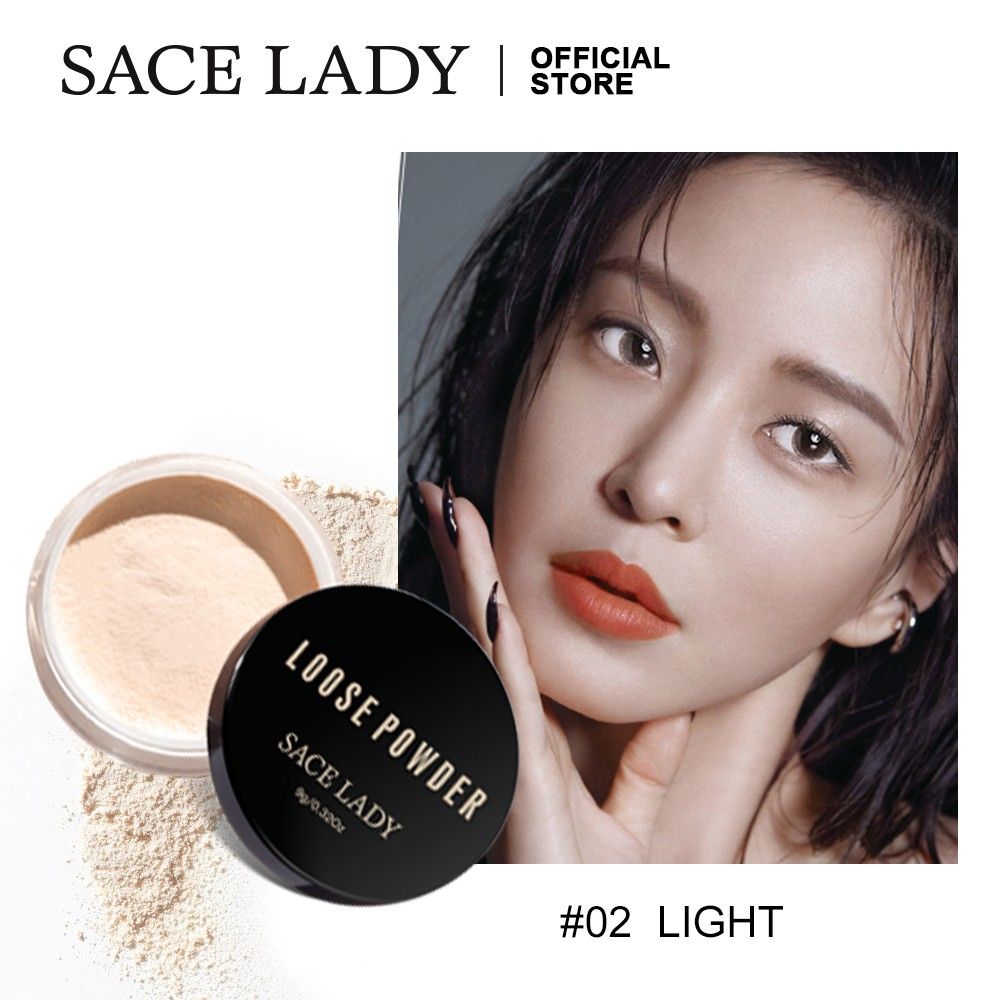  Phấn Phủ Bột Kiềm Dầu Chống Nước SACE LADY Loose Powder 