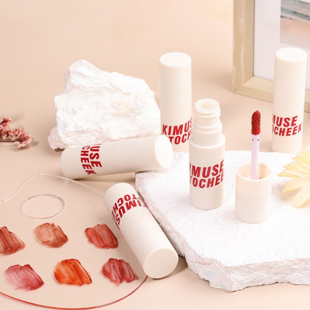 Son Kem Kiêm Má Hồng Lâu Trôi KIMUSE Lip To Cheek Blush & Lip Tint
