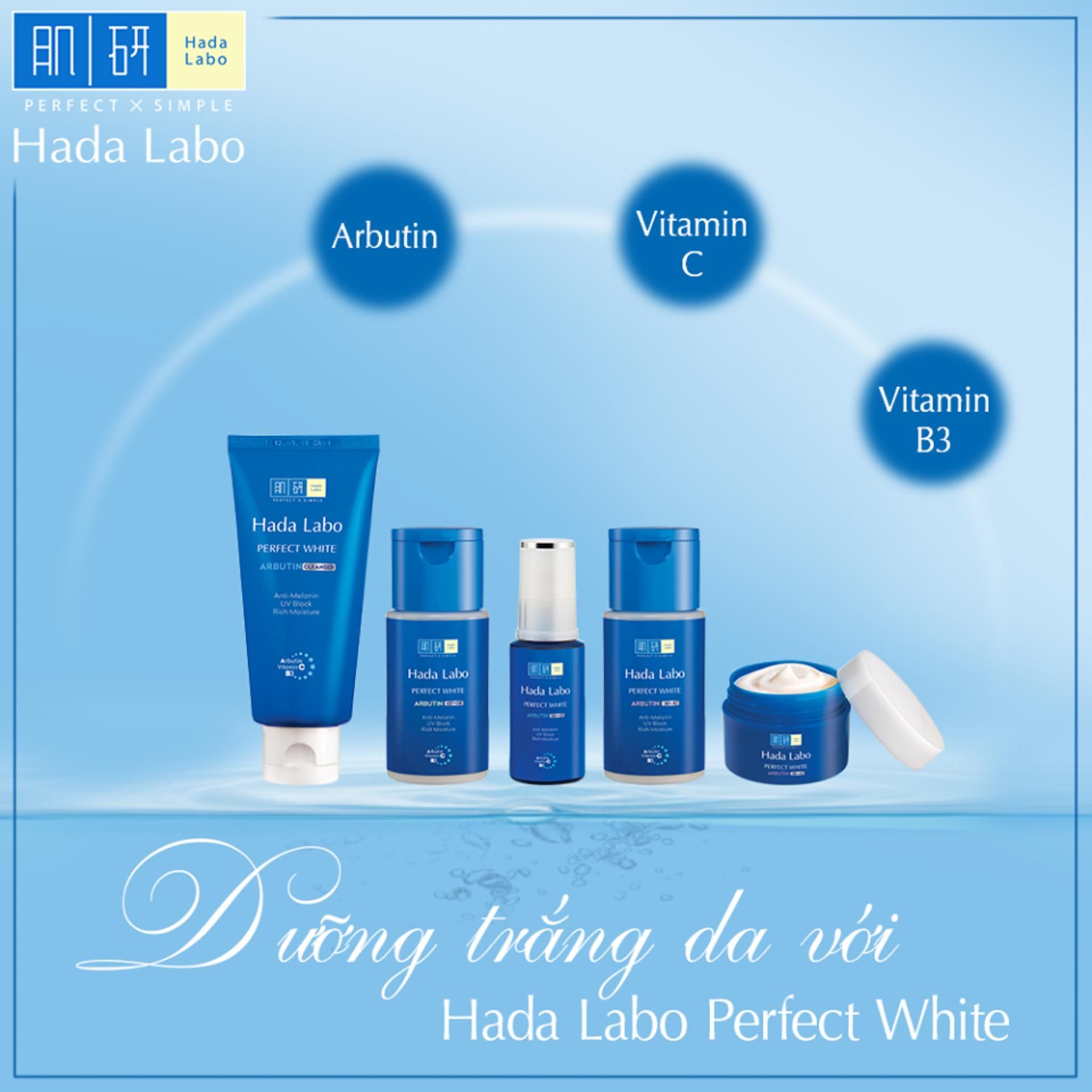 Kem Dưỡng Trắng Da Chuyên Sâu Hada Labo Perfect White Cream