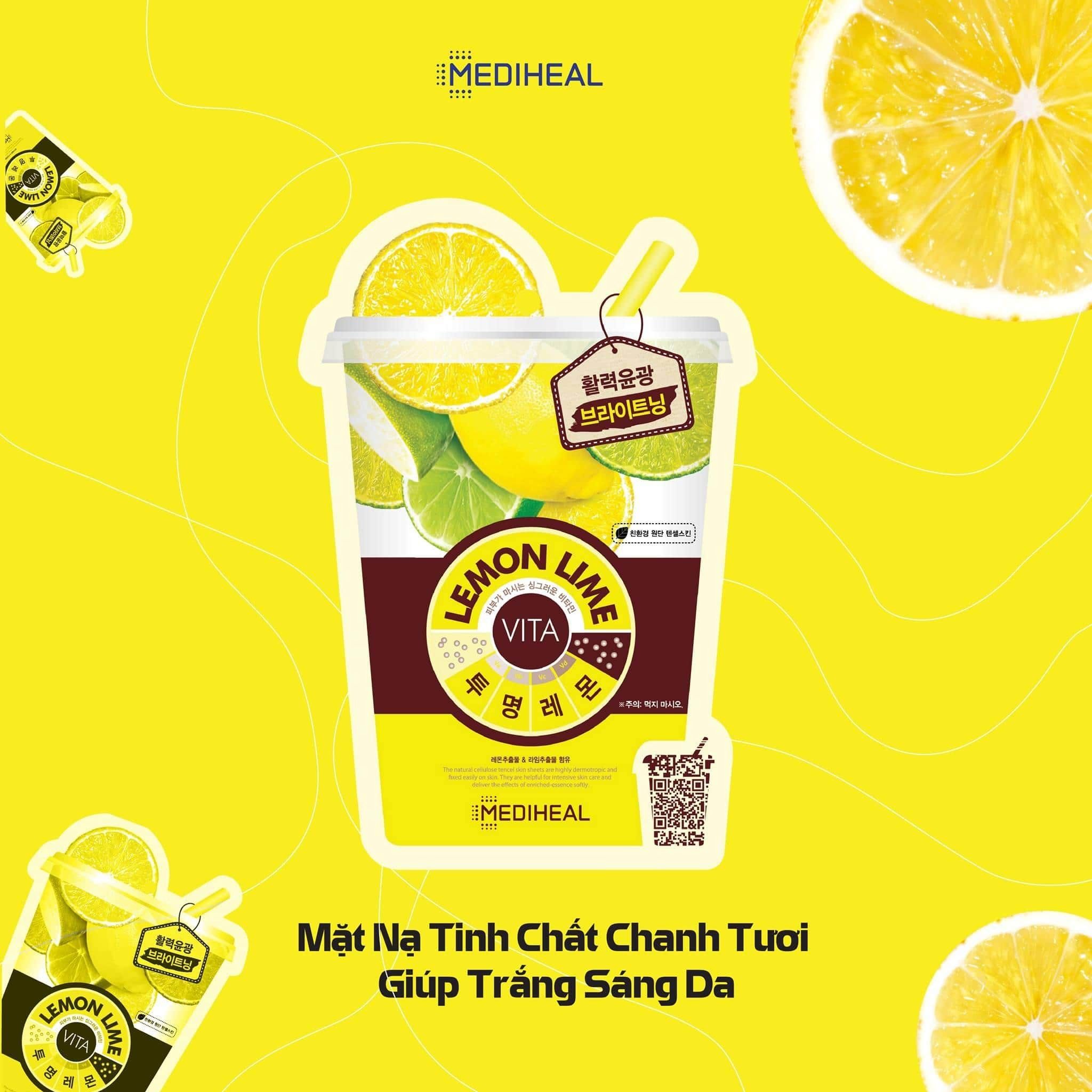 Mặt Nạ Chiết Xuất Từ Hoa Quả Mediheal Vita Mask