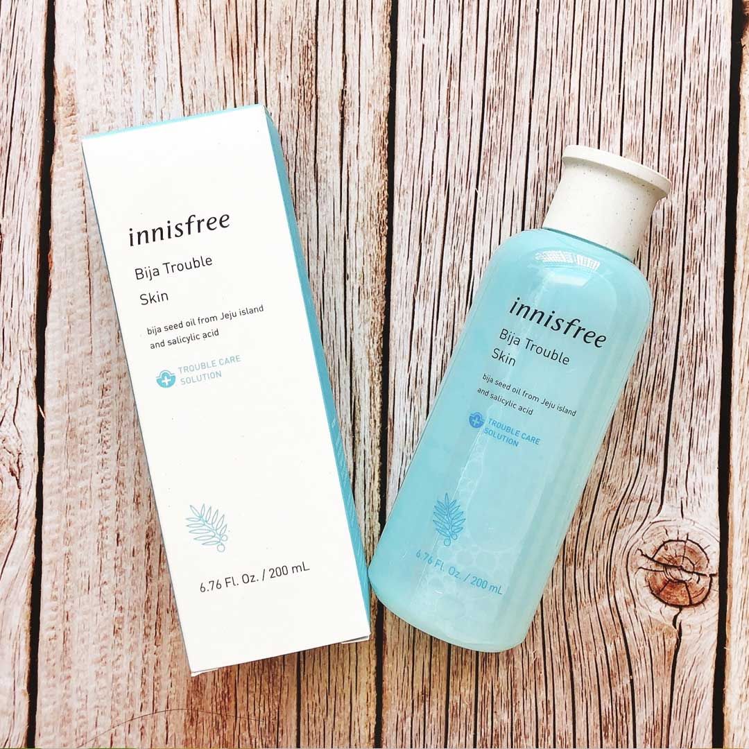 Nước Hoa Hồng Innisfree Bija Trouble Skin 200ml