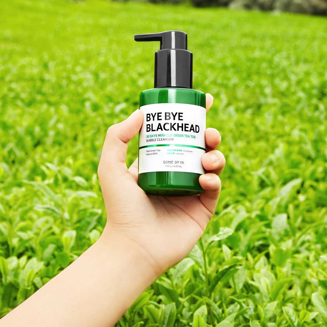 Sữa Rửa Mặt Sủi Bọt Some By Mi Bye Bye Blackhead 30 Days Miracle Green Tea Tox Bubble Cleanser 120ml