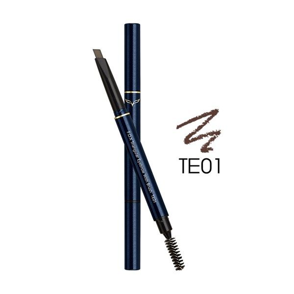 Chì Kẻ Mày 2 Đầu F.O.X Triangular Eyebrow With Brush