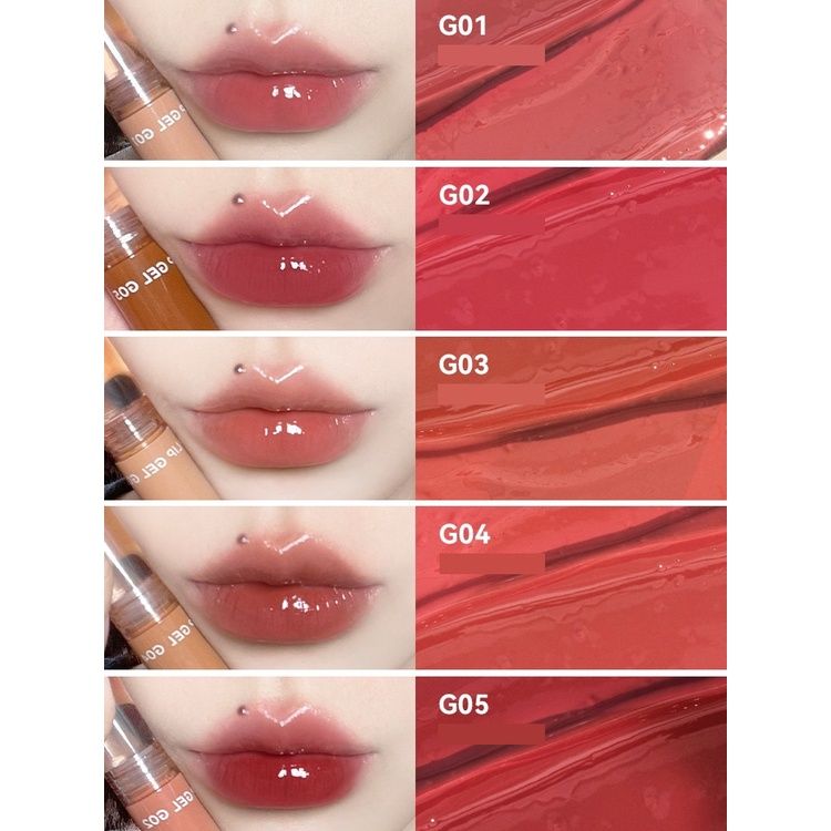 Son Bóng Bền Màu Mềm Môi INTO YOU Syrup Lip Gel Nội Địa Trung