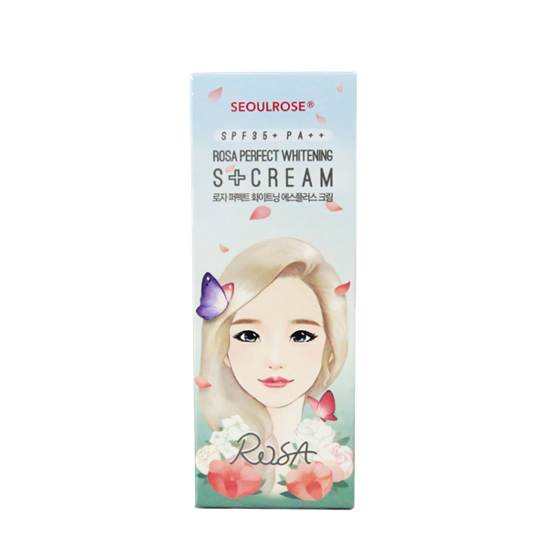  Kem Chống Nắng Dưỡng Trắng Da SEOULROSE Rosa Perfect Whitening S+ Cream SPF35+ PA++ 