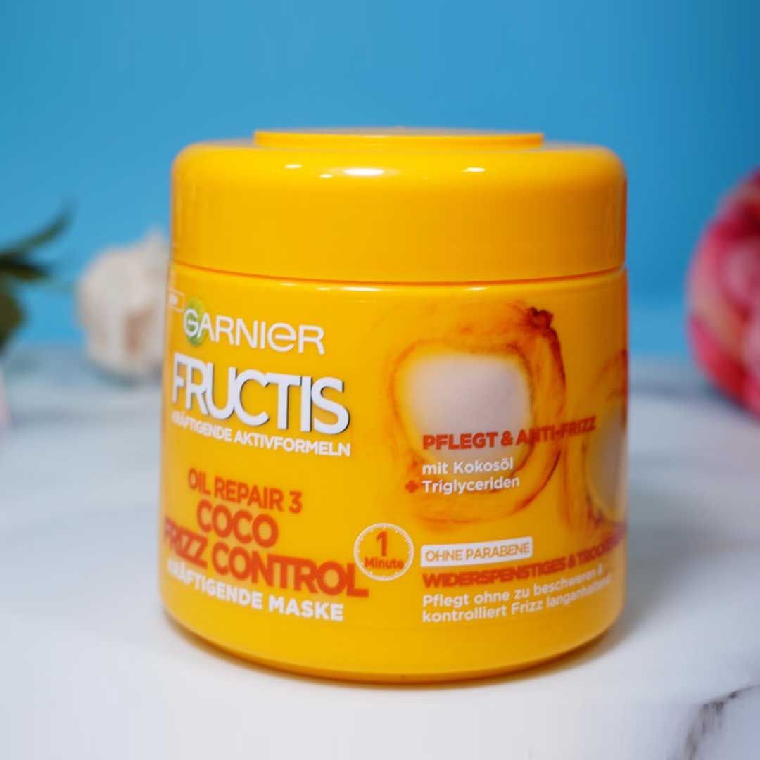 Ủ Tóc Garnier Fructis Oil Repair 3 Coco Frizz Control Hair Mask 300 ml