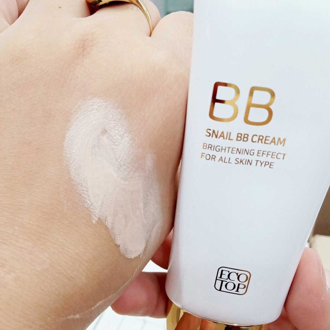 Kem Nền Chống Nắng Ecotop Snail BB cream Brightening Perfect For All Skin Type SPF 50+/PA+++