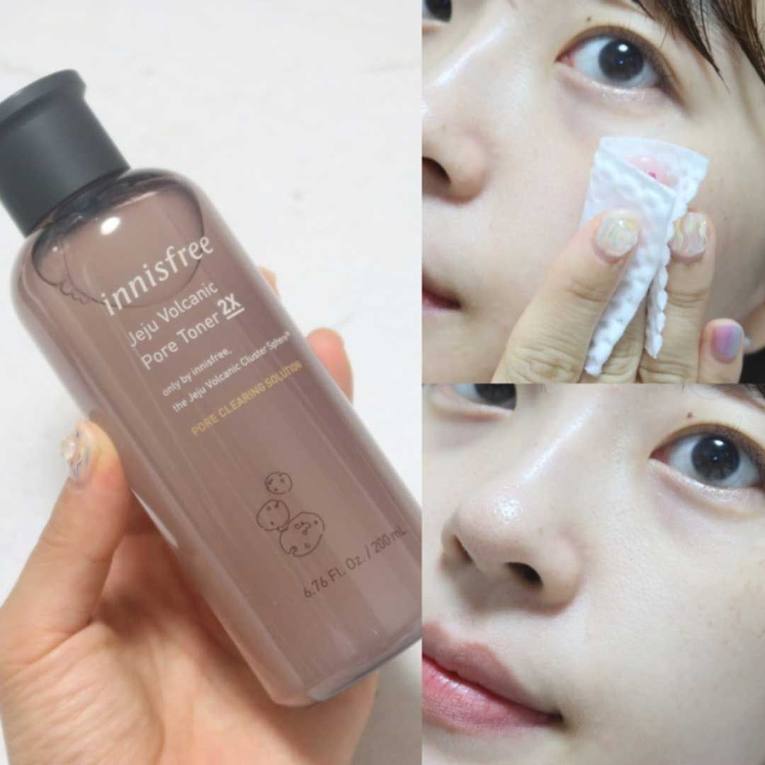  Nước Hoa Hồng Innisfree Jeju Volcanic Pore Toner 2X 200ml 