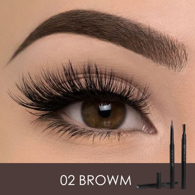  Chì Kẻ Mày 2 Đầu Chống Nước FOCALLURE Auto Brows Pen 