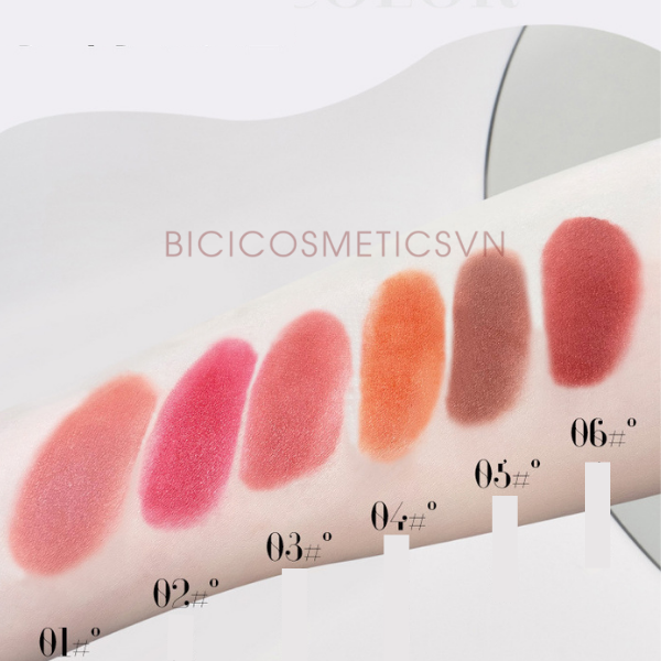  Son Kem Lì Dạng Tuýp Trong Suốt MAFFICK Ice Cube Velvet Lip Glaze Nội Địa Trung 