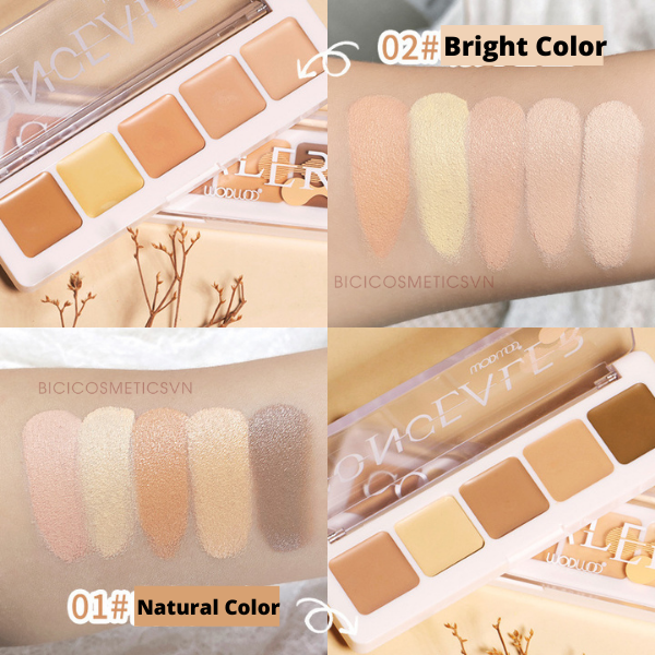  Bảng Che Khuyết Điểm 5 ô WODWOD Concealer Pallete Nội Địa Trung 