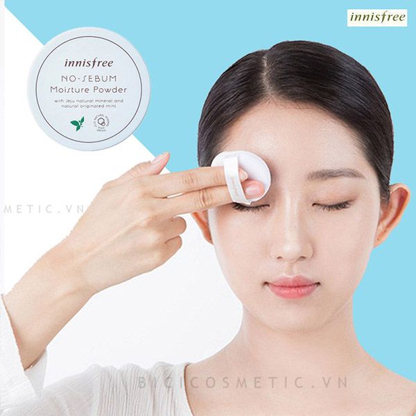 Phấn phủ Innisfree No Sebum Moisture Powder