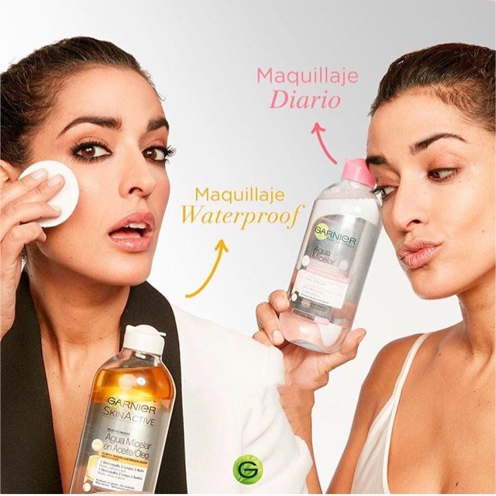 Nước tẩy trang Garnier Skin Active Solution Micellaire Tout en 1 à l'Eau de Rose - 400ml