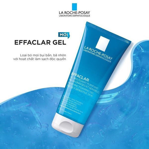 Gel Rửa Mặt Tạo Bọt Dành Cho Da Dầu, Nhạy Cảm La Roche-Posay Effaclar Gel Moussant Purifiant 200ml
