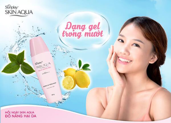 Gel Chống Nắng Dưỡng Da Trắng Mịn Sunplay Skin Aqua Silky White Gel SPF50+, PA++++ 70g (không tích điểm)