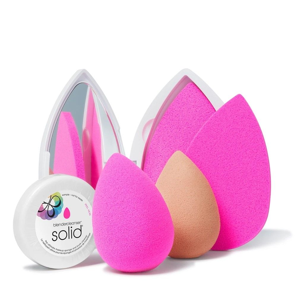  Set 4 Món Mút Trang Điểm Chuyên Nghiệp BEAUTY BLENDER Gold Mine Strike Gold 